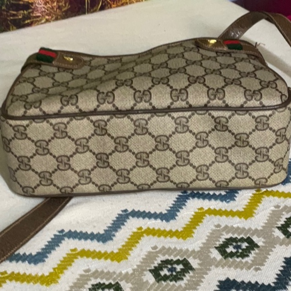 Gucci vintage GG Supreme Web Sherry Line Shoulder Bag - Picture 11 of 16